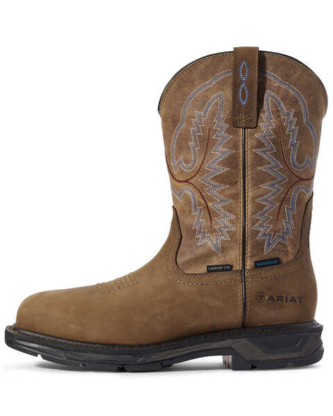 Image #2 - Ariat Men's WorkHog® XT Western Work Boots - Carbon Toe, Brown, hi-res
