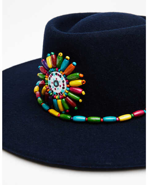 Image #2 - Shyanne Women's Harmony Felt Western Fashion Hat , Burgundy, hi-res