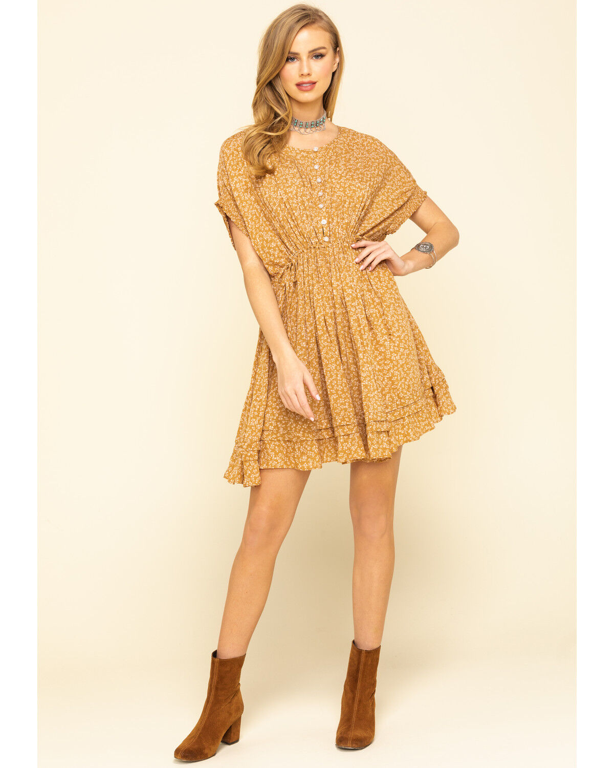 zara green dress pleated