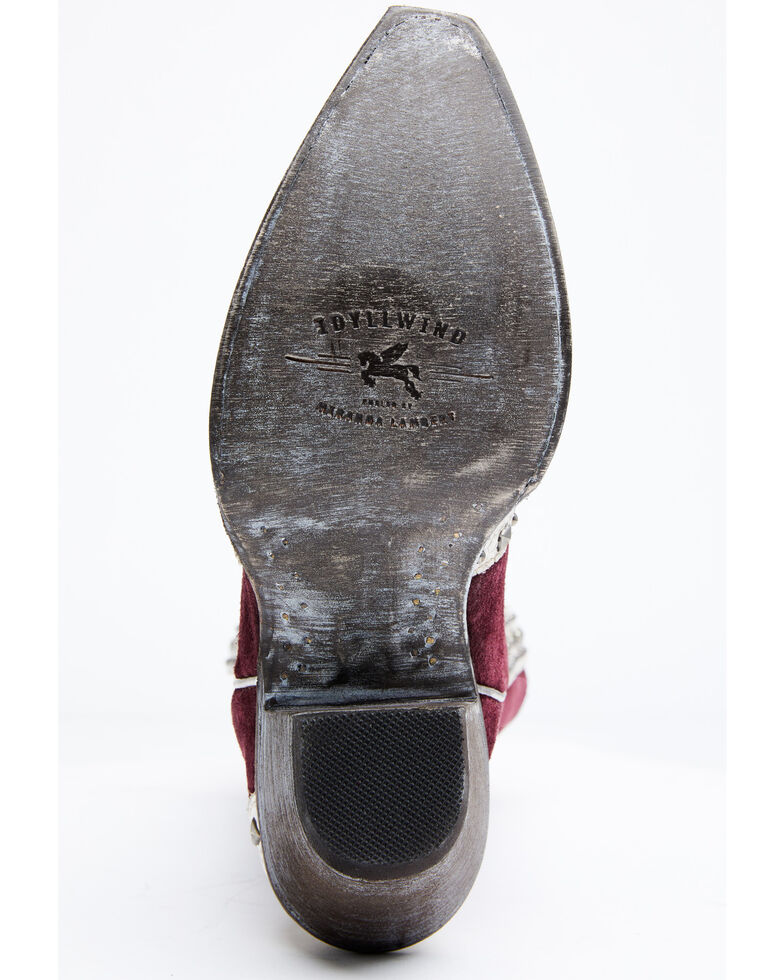 Idyllwind Women's Brandywine Western Boots - Snip Toe, Wine, hi-res