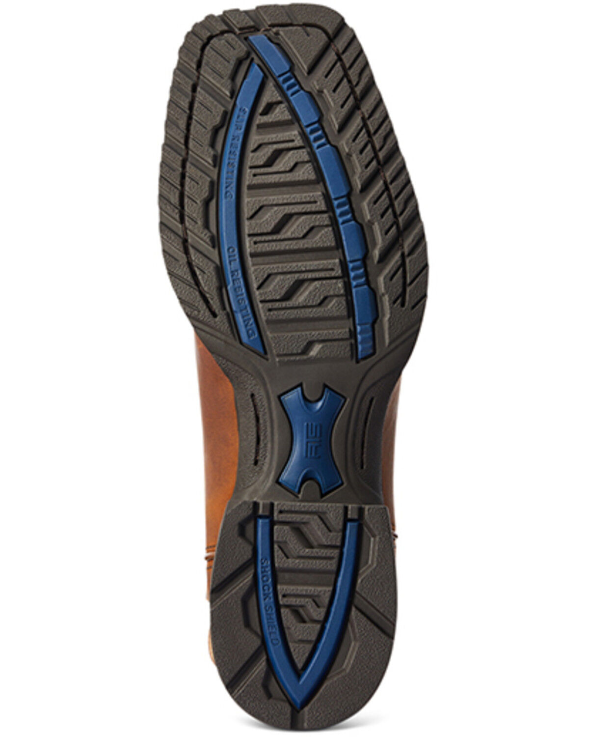 Image #5 - Ariat Men's Hybrid Ranchwork Western Boots - Broad Square Toe, Brown, hi-res