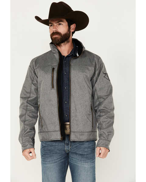Image #1 - Cowboy Hardware Men's Woodsman Tech Jacket, Grey, hi-res