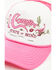 Image #2 - Shyanne Women's Cowgirl State Of Mind Ball Cap, Pink, hi-res