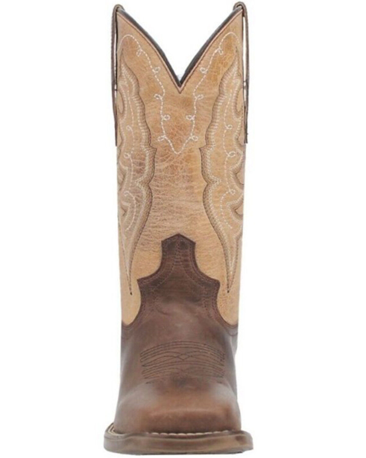 Image #4 - Laredo Women's 11" Western Boots - Broad Square Toe, Brown, hi-res