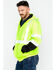 Hawx Men's Soft Shell High-Visibility Safety Jacket - Big & Tall, Yellow, hi-res