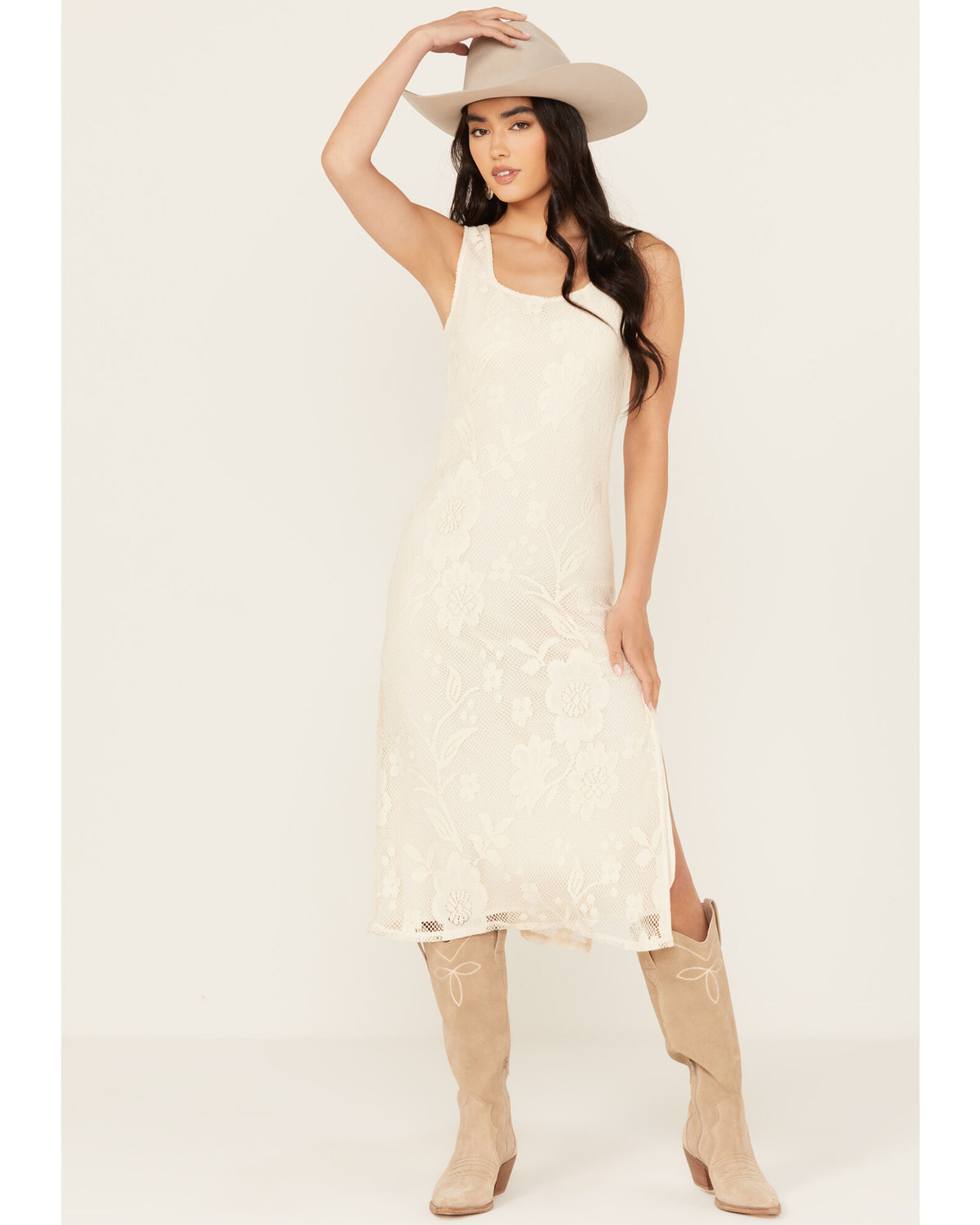 Sadie Sage Women s Floral Vintage Lover Lace Midi Dress