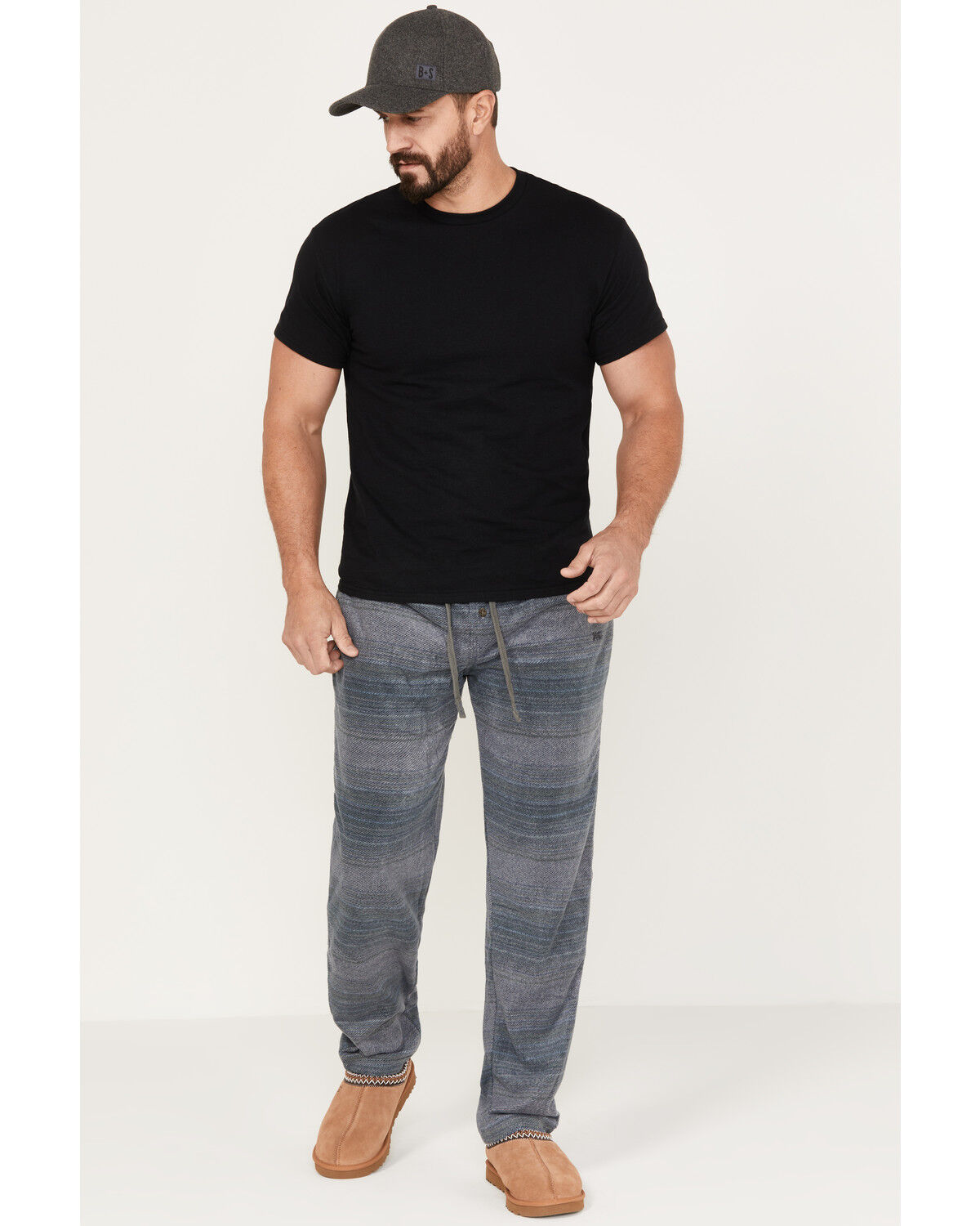 Image #1 - Dakota Grizzly Men's Lambert Striped Pants, Grey, hi-res