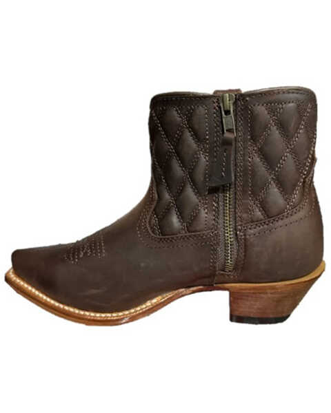 Image #2 - Twisted X Women's 6" Steppin' Out Booties - Snip Toe , Brown, hi-res