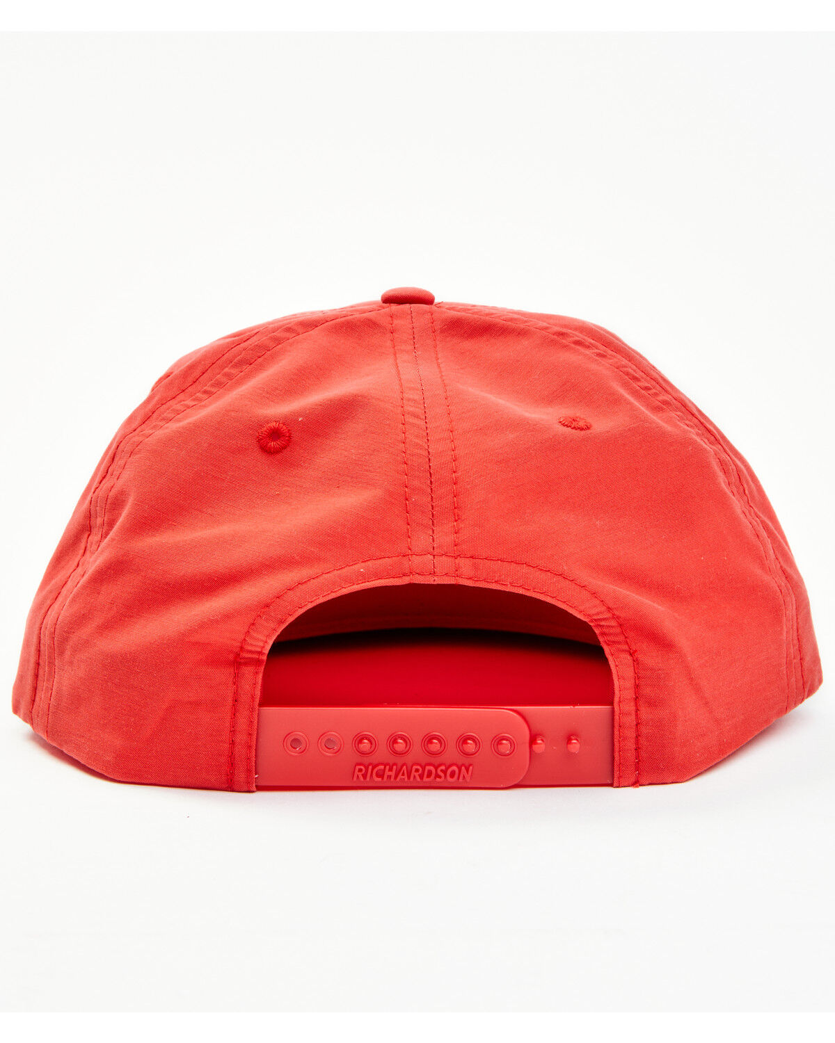 Image #3 - Lane Front Men's Bullriders Retro Logo Rope Solid-Back Ball Cap, Red, hi-res