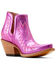 Image #1 - Ariat Women's Dixon Western Booties - Snip Toe, Pink, hi-res