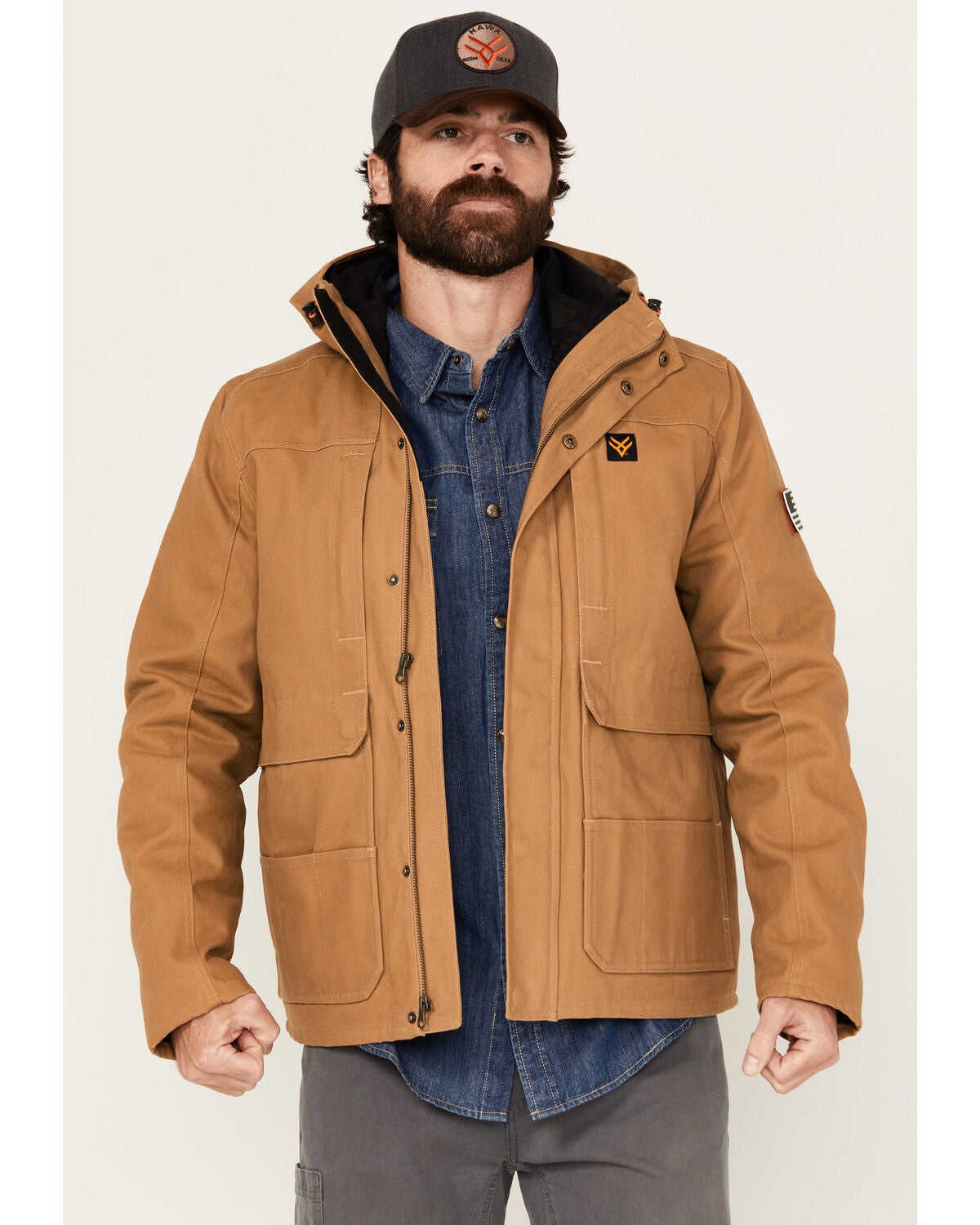 Carhartt Men's Duck Active Zip Front Work Jacket - Country Outfitter