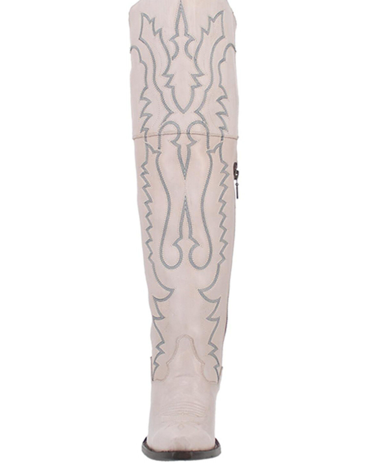 Image #4 - Dan Post Women's Loverfly Tall Western Boots - Snip Toe, White, hi-res