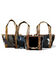 Image #1 - Ranch Junkie Women's Highlands Genuine Cowhide Tote Handbag, Black, hi-res