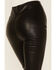 Image #4 - Free People Women's Black Spitfire Stacked Faux Leather Skinny Pants, Black, hi-res
