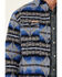 Image #3 - Powder River Outfitters Men's Blue Southwestern Print Button-Front Wool Shirt Jacket , Blue, hi-res