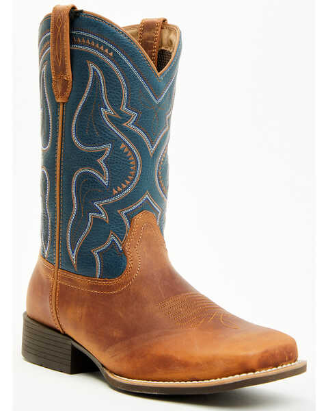 Cody James Men's CUSH CORE™ Maverick Performance Western Boots - Broad Square Toe , Blue, hi-res