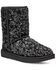 Image #1 - UGG Women's Classic Short Chunky Sequin Boots, Black, hi-res