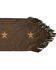 HiEnd Accents Embroidered Star Table Runner, Brown, hi-res