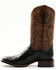 Image #3 - Cody James Men's Saddle Black Full-Quill Ostrich Exotic Western Boots - Broad Square Toe , Black, hi-res