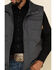 Cinch Men's Charocoal Canvas Coated Polyfill Puffer Vest , Charcoal, hi-res