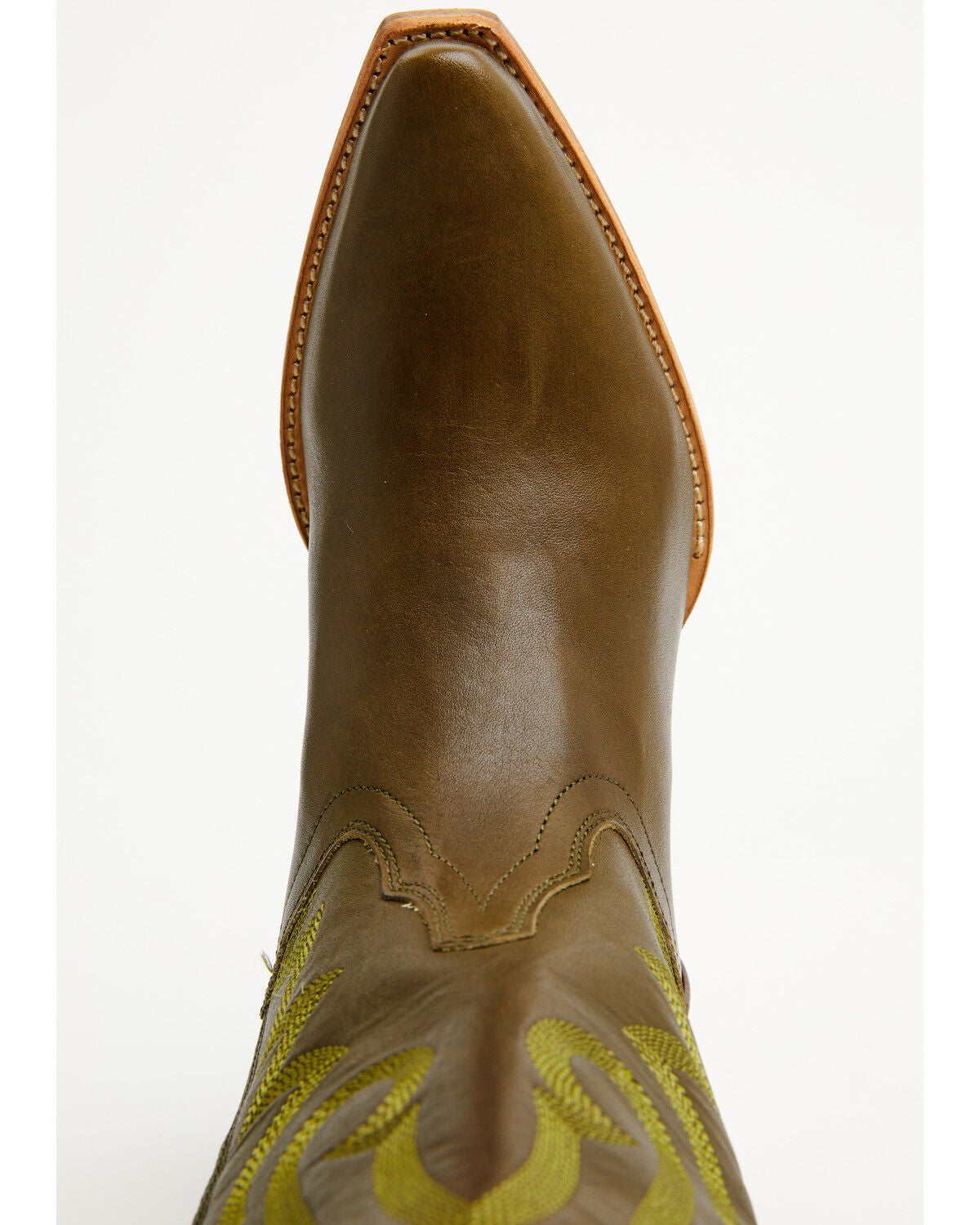 Image #6 - Dan Post Women's Heartland Tall Western Boots - Snip Toe, Olive, hi-res