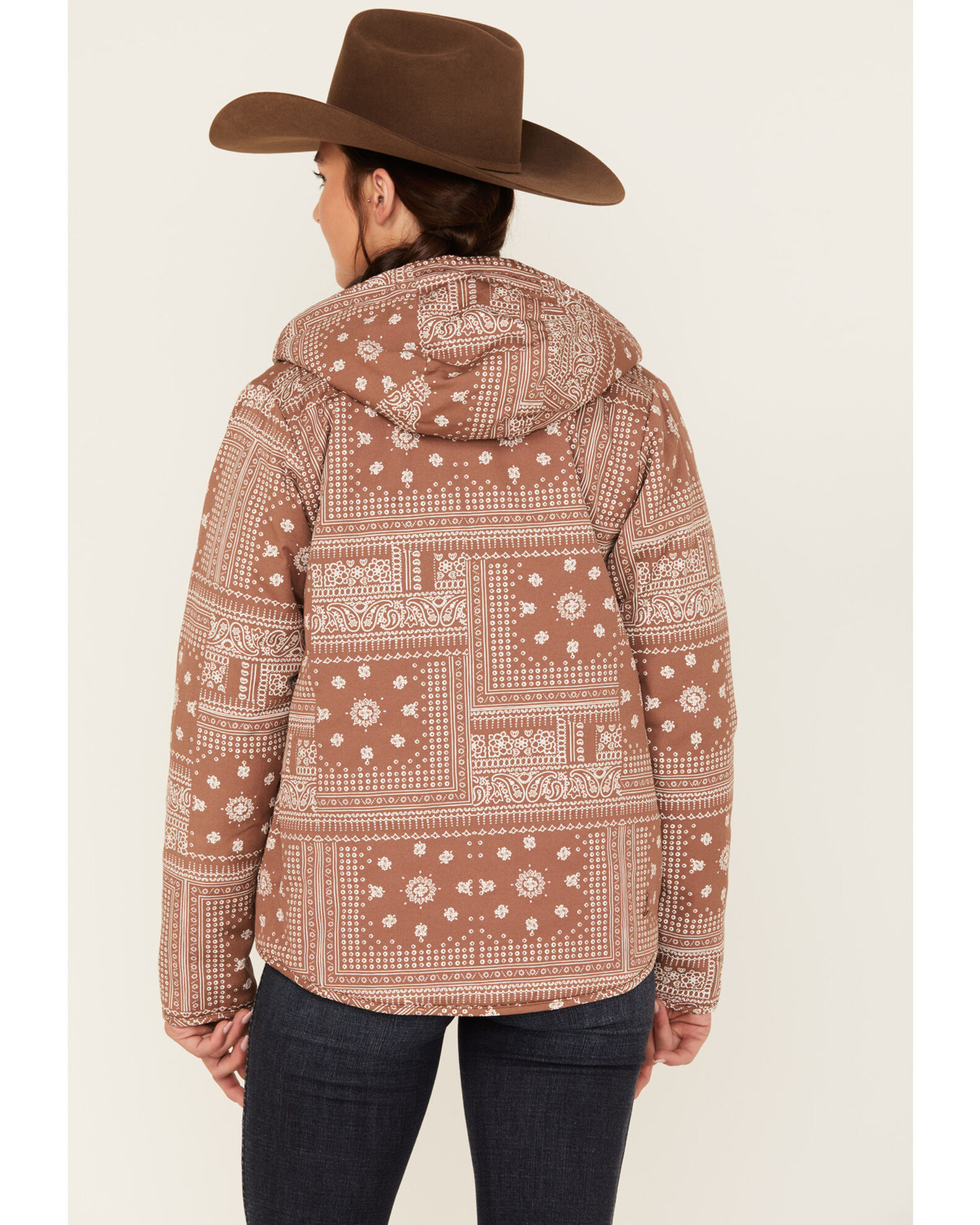 Kavu Women s Floral Paisley Bandana Print Delmont Jacket Country Outfitter