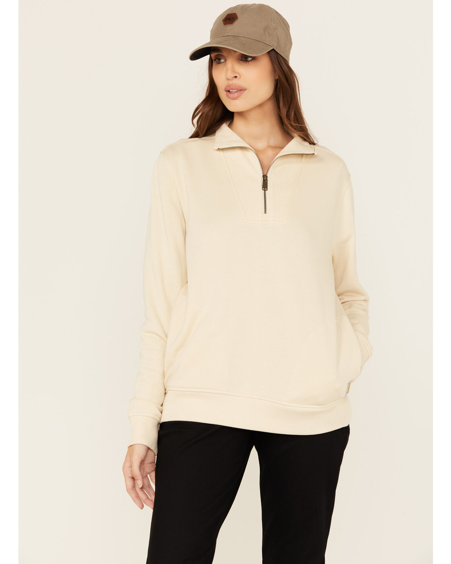 Carhartt Women s Tencel Fiber Series Relaxed Fit Half Zip Pullover Country Outfitter
