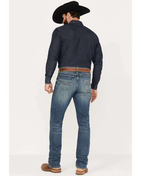 Image #3 - Wrangler 20x Men's 44MWX Cowboy Cut Medium Wash Slim Straight Stretch Denim Jeans, Medium Wash, hi-res