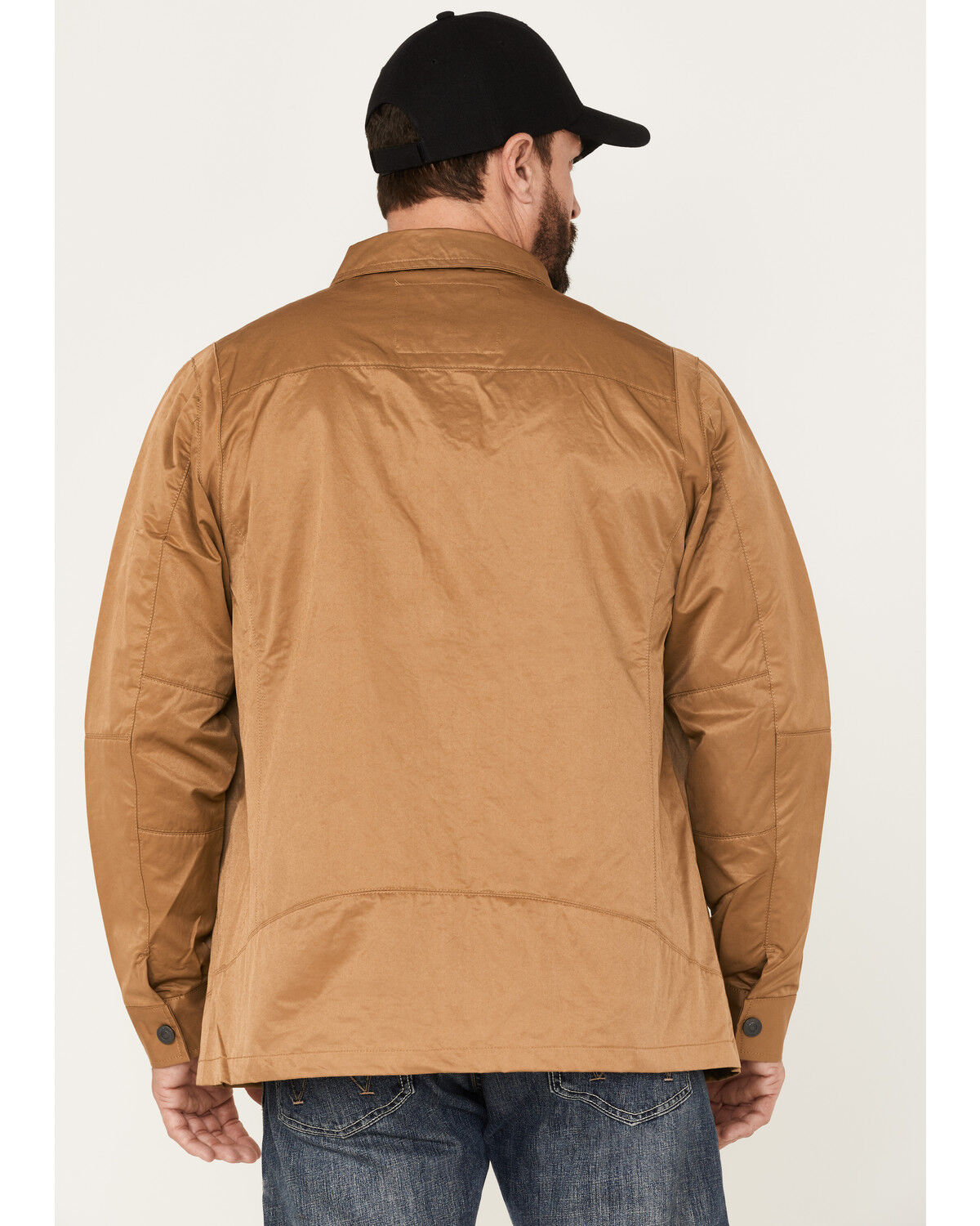 Image #4 - Brothers and Sons Men's Badlands Trucker Jacket, Beige/khaki, hi-res