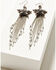 Image #1 - Idyllwind Women's Star Fringe Emerson Earrings , Silver, hi-res