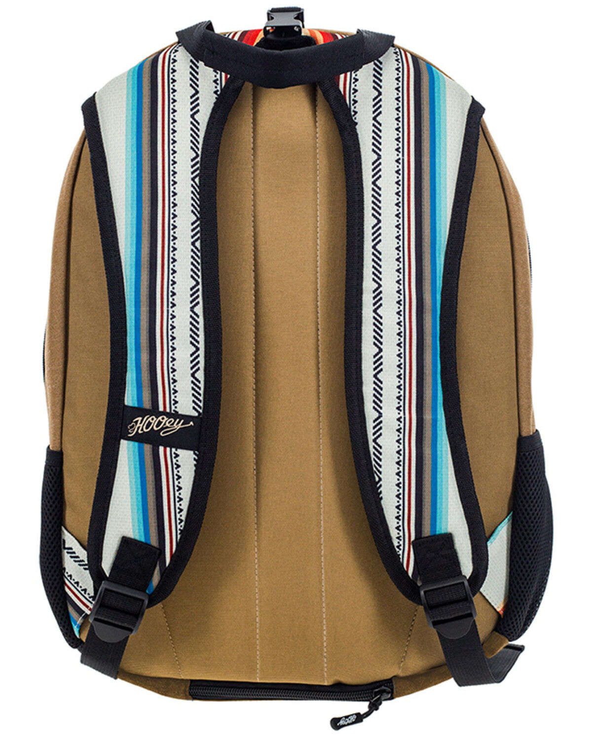 Image #2 - Hooey Rockstar Serape Striped Print Logo Backpack, Tan, hi-res