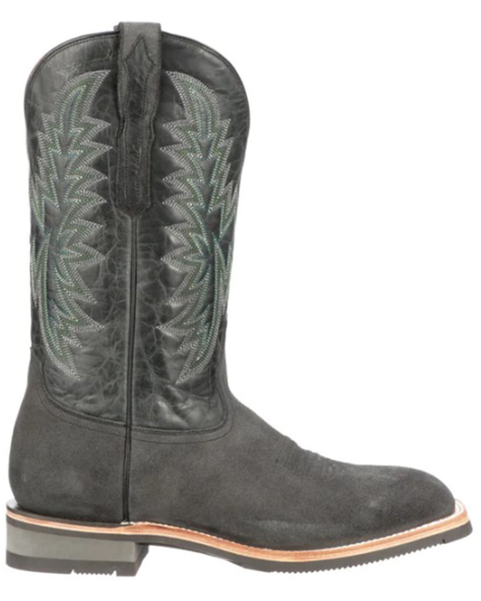 Lucchese men's embroidered western boots sales