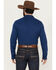 Image #4 - Cody James Black 1978® Men's Drifter Solid Long Sleeve Polo, Blue, hi-res