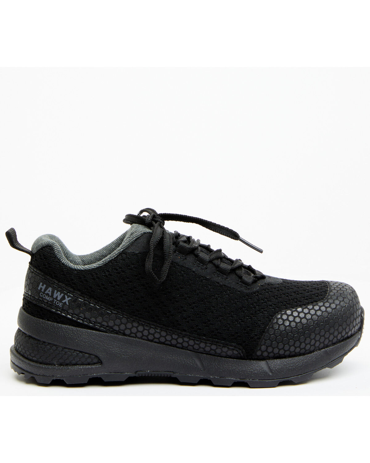 Image #2 - Hawx Women's Hotmelt Athletic Work Shoes - Composite Toe, Black, hi-res
