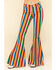 Ranch Dress'n Women's Serape Print Super Flare Jeans  , Multi, hi-res