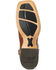 Image #5 - Ariat Men's Denton Exotic Caiman Belly Skin Western Boots - Broad Square Toe, Brown, hi-res