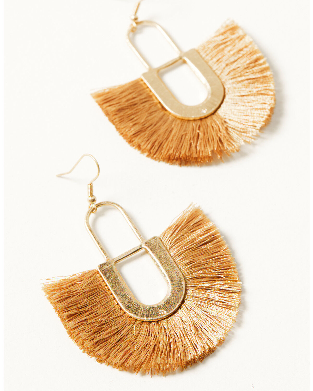 Image #2 - Shyanne Women's Golden Hour Fringe Earrings, Natural, hi-res