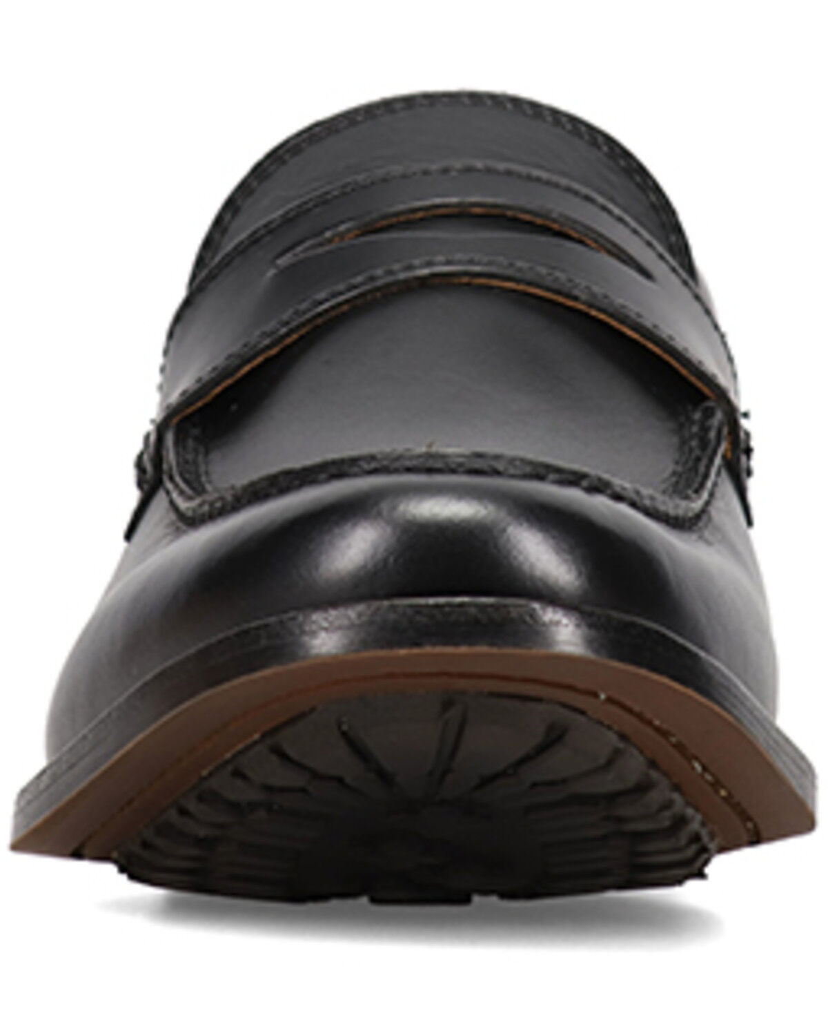 Image #4 - Frye Men's Tyler Penny Casual Shoes - Moc Toe, Black, hi-res