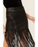 Idyllwind Women's Abbey Road Ombre Leather Skirt, Black, hi-res