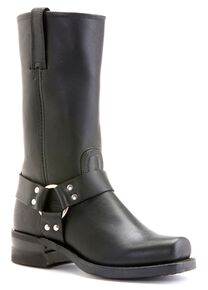 Frye Men's Harness 12R Boots - Square Toe, Black, hi-res