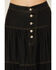 Image #2 - Revel Women's Tiered Denim Maxi Skirt, Black, hi-res