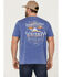 Image #4 - Flag & Anthem Men's Long Ridge Whiskey Burnout Graphic T-Shirt, Medium Blue, hi-res