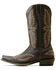 Image #2 - Ariat Men's Ryman Roughout Western Boots - Snip Toe, Black, hi-res