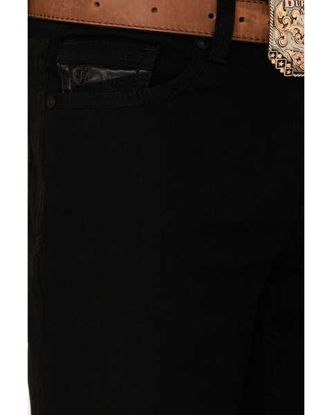 Image #2 - RANK 45® Men's Houston Stretch Stackable Straight Jeans , Black, hi-res