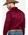 Image #10 - Ariat Men's Burgundy Solid Twill Long Sleeve Western Shirt, Burgundy, hi-res