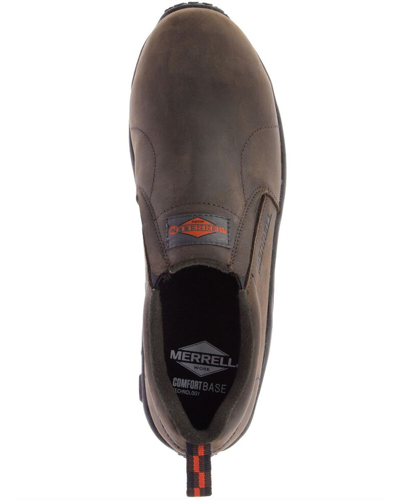 Merrell Men's Jungle Slip-On Work Shoes - Composite Toe, Dark Brown, hi-res