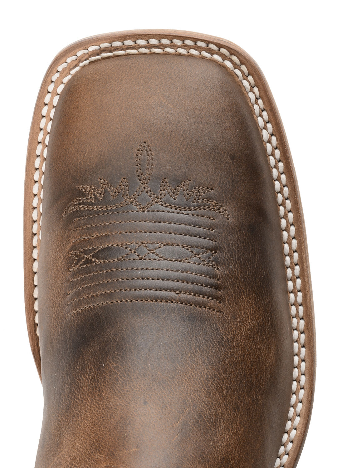 Image #13 - Tony Lama Men's Worn Goat Leather Americana Western Boots - Broad Square Toe, Tan, hi-res