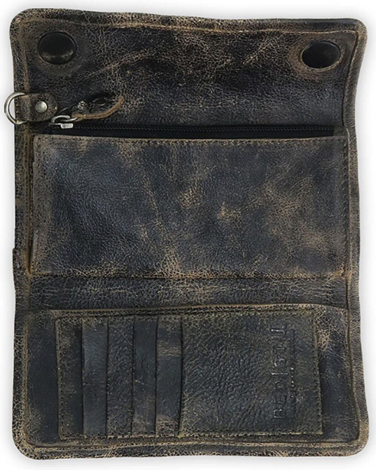 Image #3 - Bed Stu Women's Canton Leather Wallet, Black, hi-res