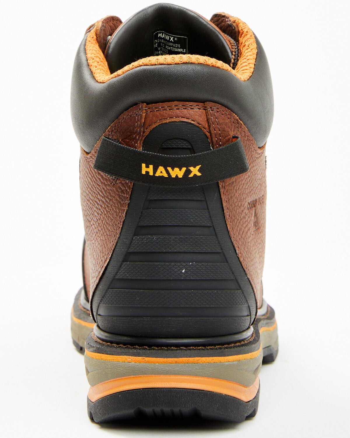 Image #5 - Hawx Men's 6" Enduro Heavy Industrial Lace-Up Waterproof Work Boots - Composite Toe, Dark Brown, hi-res
