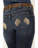 Image #2 - Ariat Women's Florida Dark Wash Perfect Rise Paulina Stretch Flare Jeans , Dark Wash, hi-res
